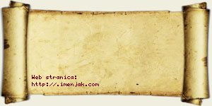 Anđelija Becić vizit kartica